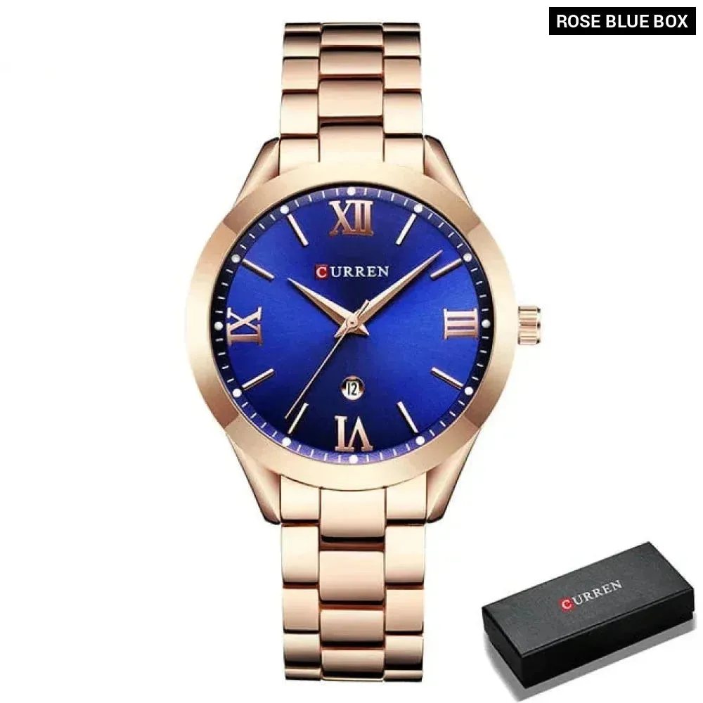 Steel Women's Bracelet Watches Female Clock