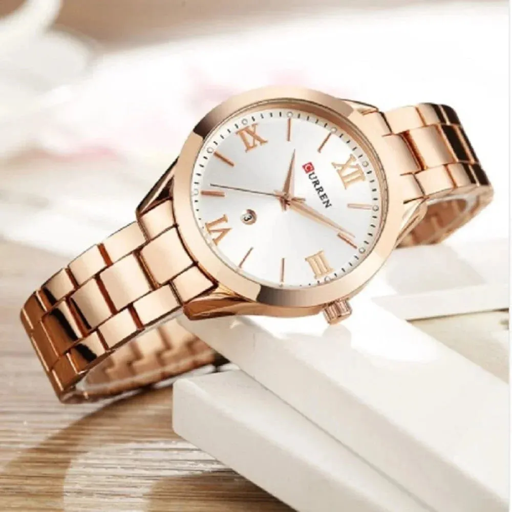 Steel Women's Bracelet Watches Female Clock