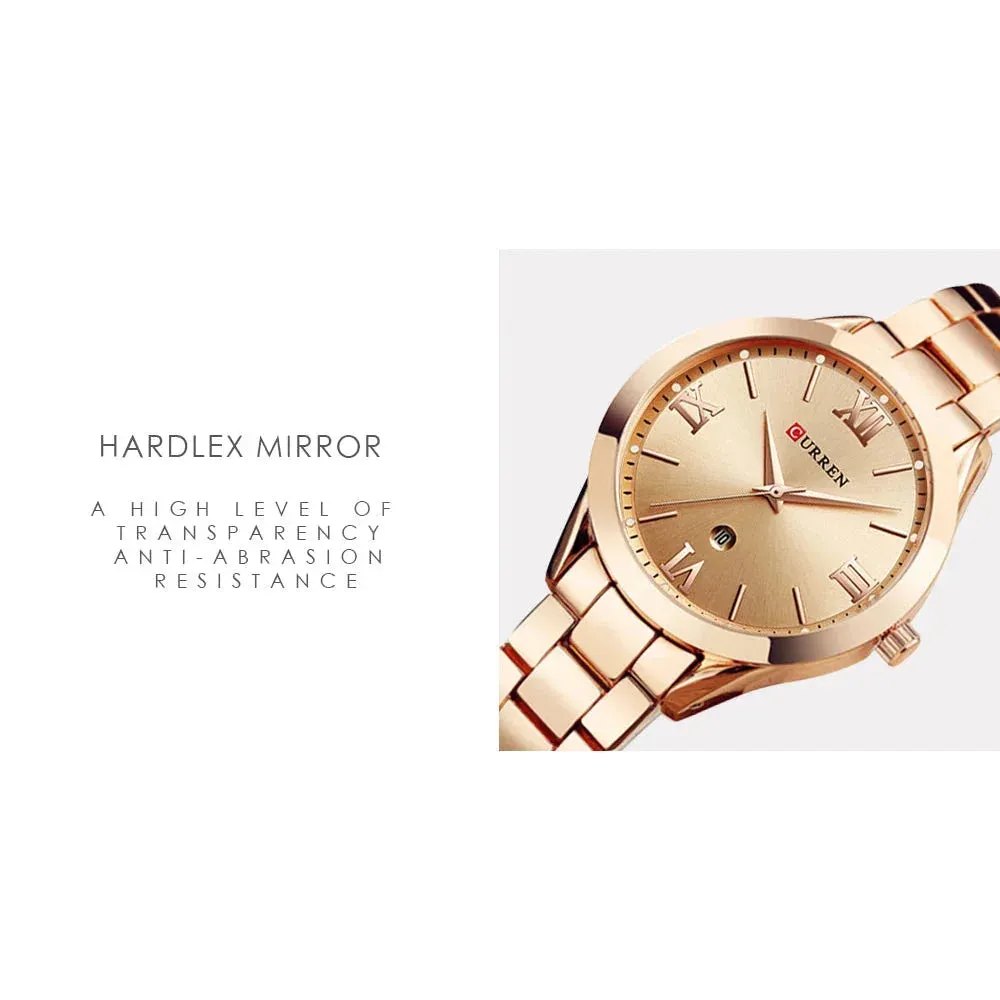 Steel Women's Bracelet Watches Female Clock