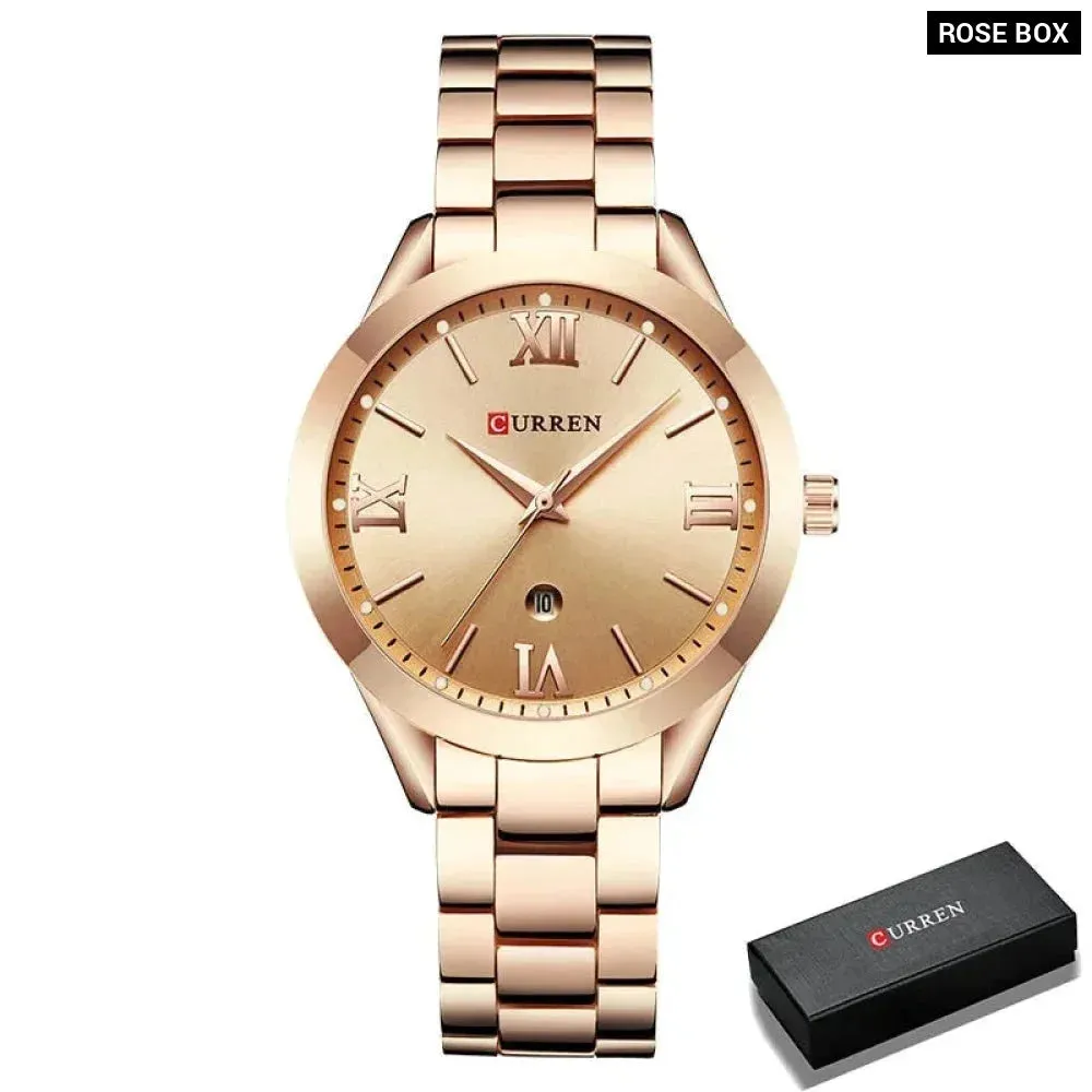 Steel Women's Bracelet Watches Female Clock