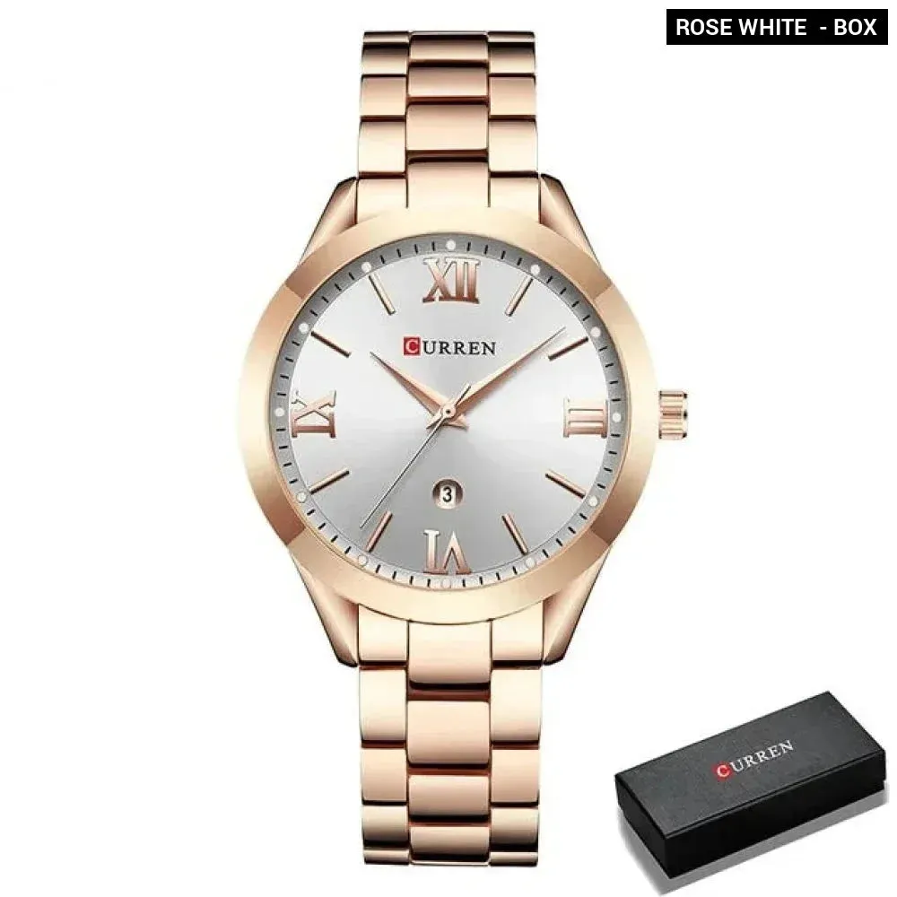 Steel Women's Bracelet Watches Female Clock