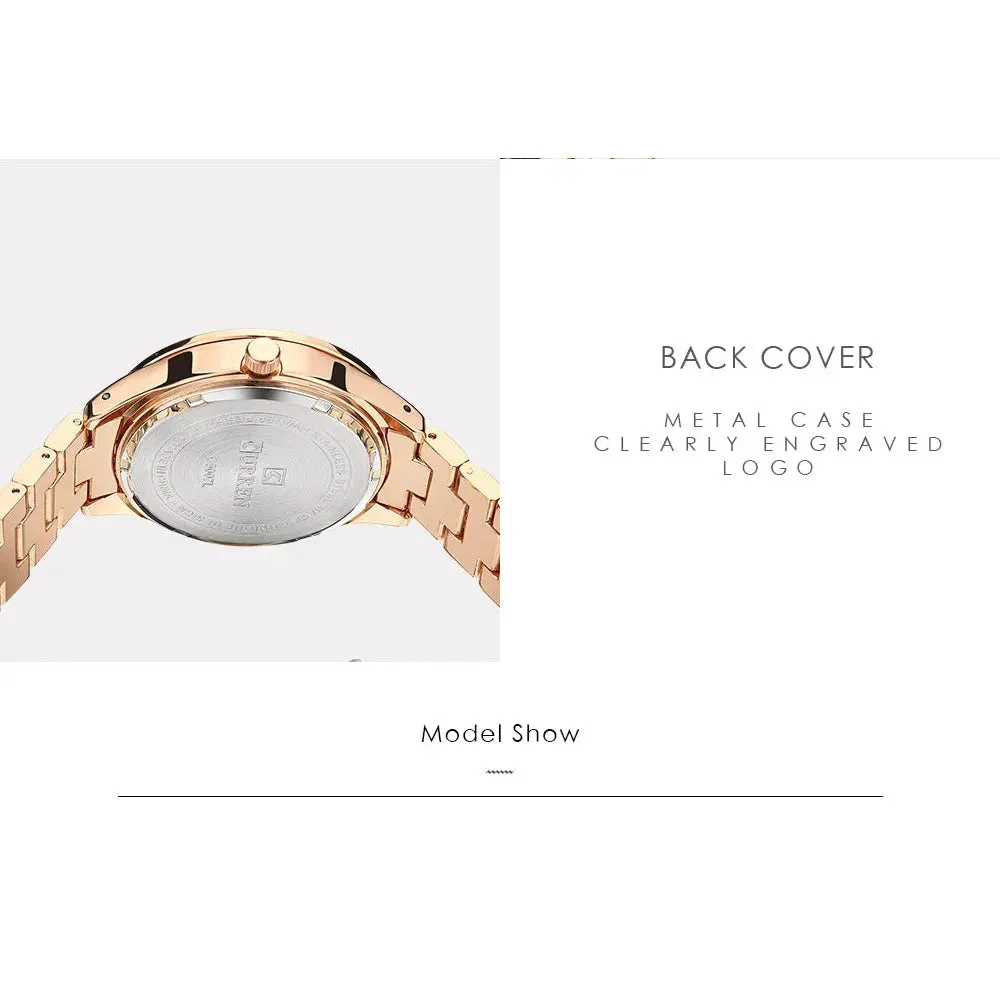 Steel Women's Bracelet Watches Female Clock