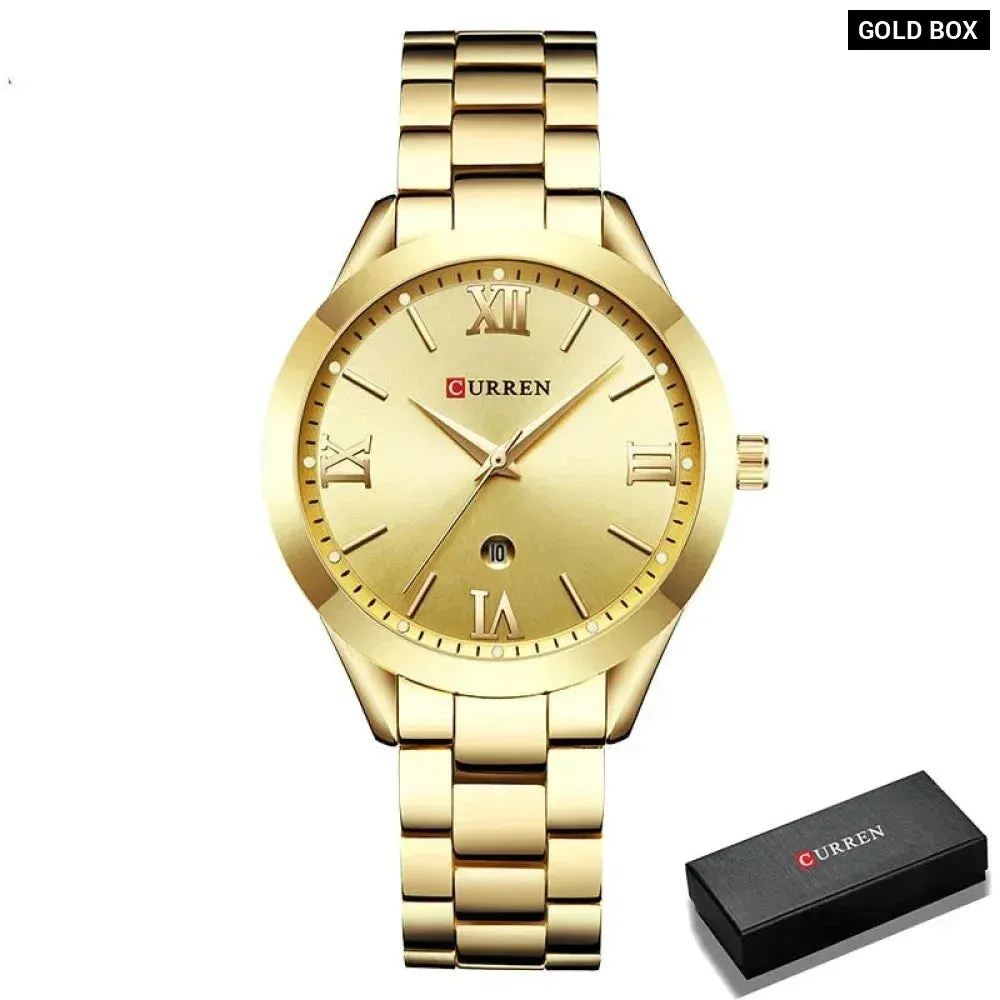 Steel Women's Bracelet Watches Female Clock