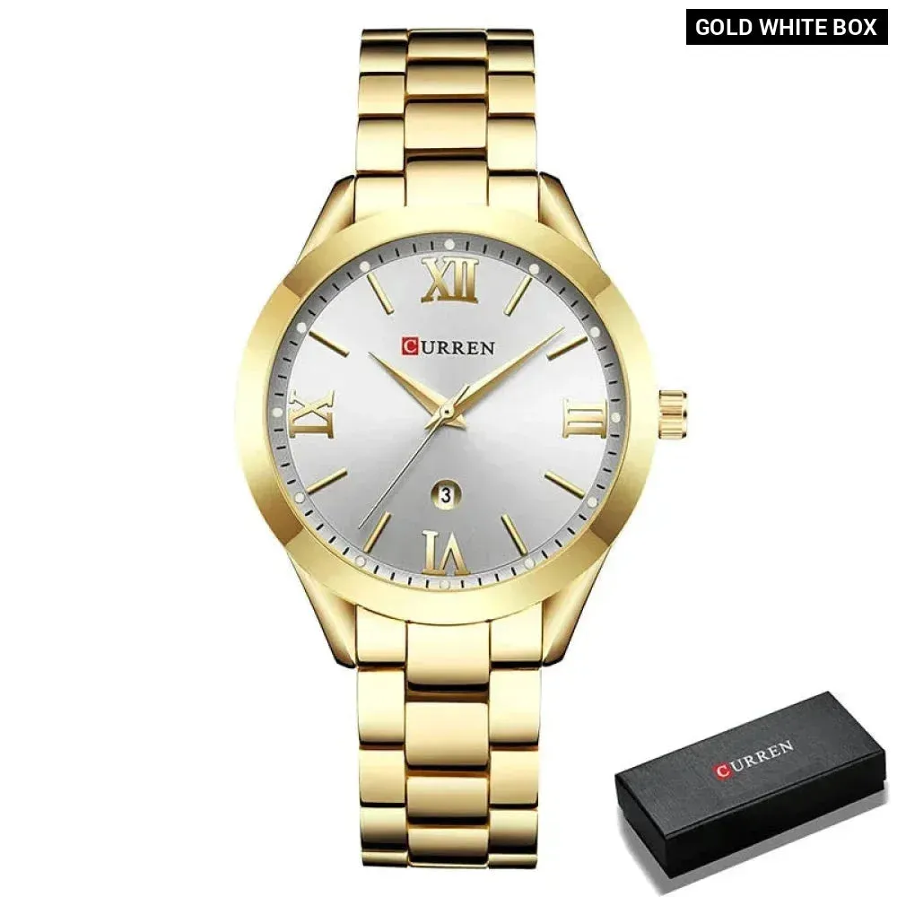 Steel Women's Bracelet Watches Female Clock