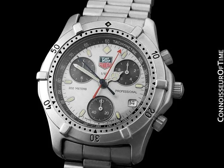 TAG Heuer 2000 Mens Chronograph Divers Watch, CE1111 - Stainless Steel