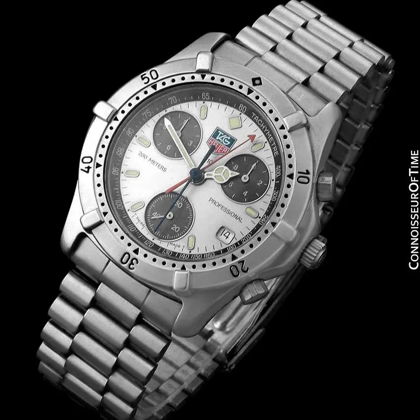 TAG Heuer 2000 Mens Chronograph Divers Watch, CE1111 - Stainless Steel