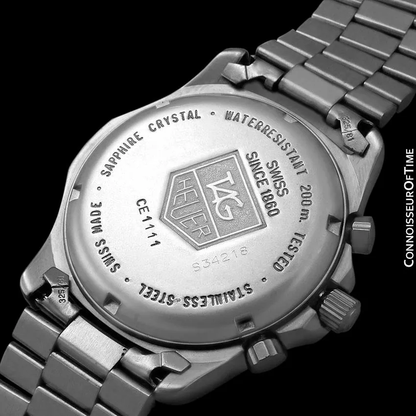 TAG Heuer 2000 Mens Chronograph Divers Watch, CE1111 - Stainless Steel