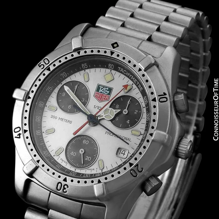TAG Heuer 2000 Mens Chronograph Divers Watch, CE1111 - Stainless Steel