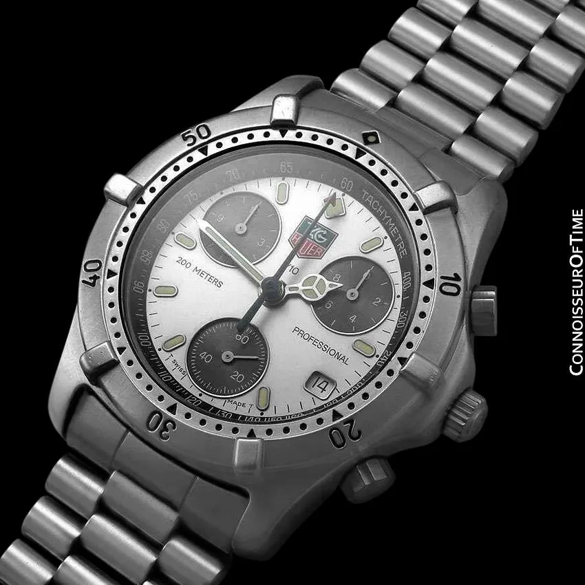 TAG Heuer 2000 Mens Chronograph Divers Watch, CE1111 - Stainless Steel