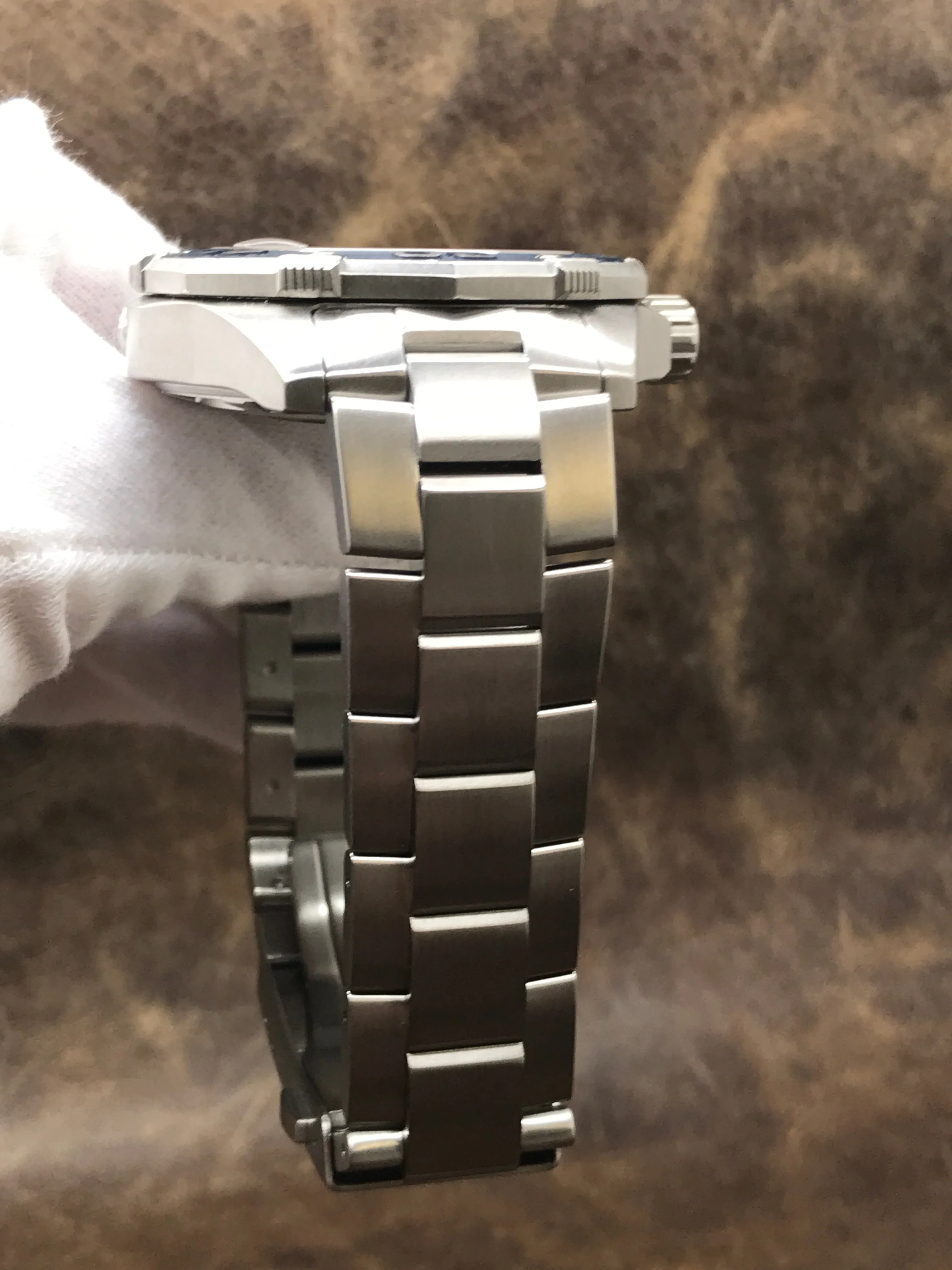 TAG Heuer Aquaracer 500m Calibre 5 WAJ2112 Blue Dial Automatic Men's Watch