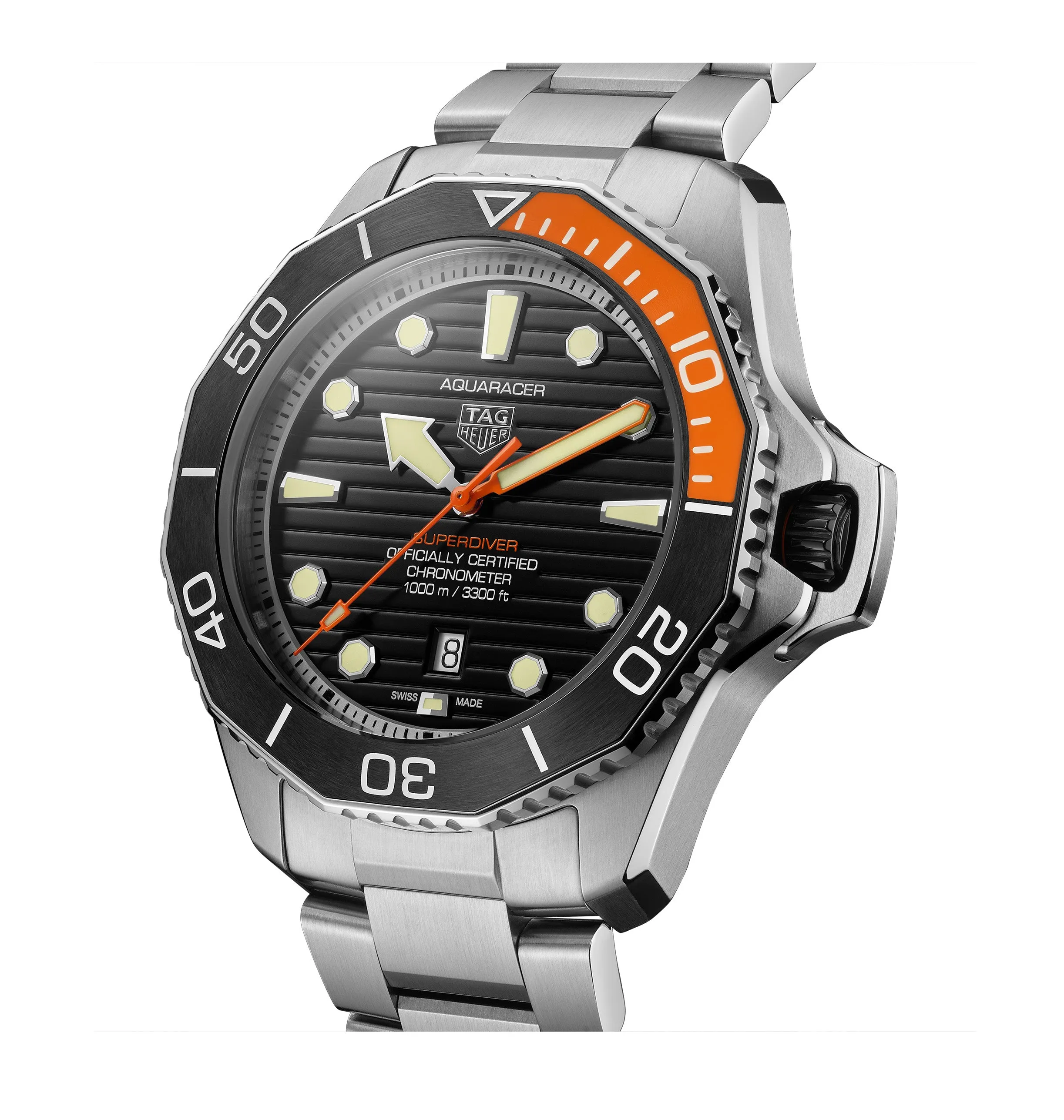 TAG Heuer Aquaracer Professional 1000 Superdiver, 45mm with Black Dial