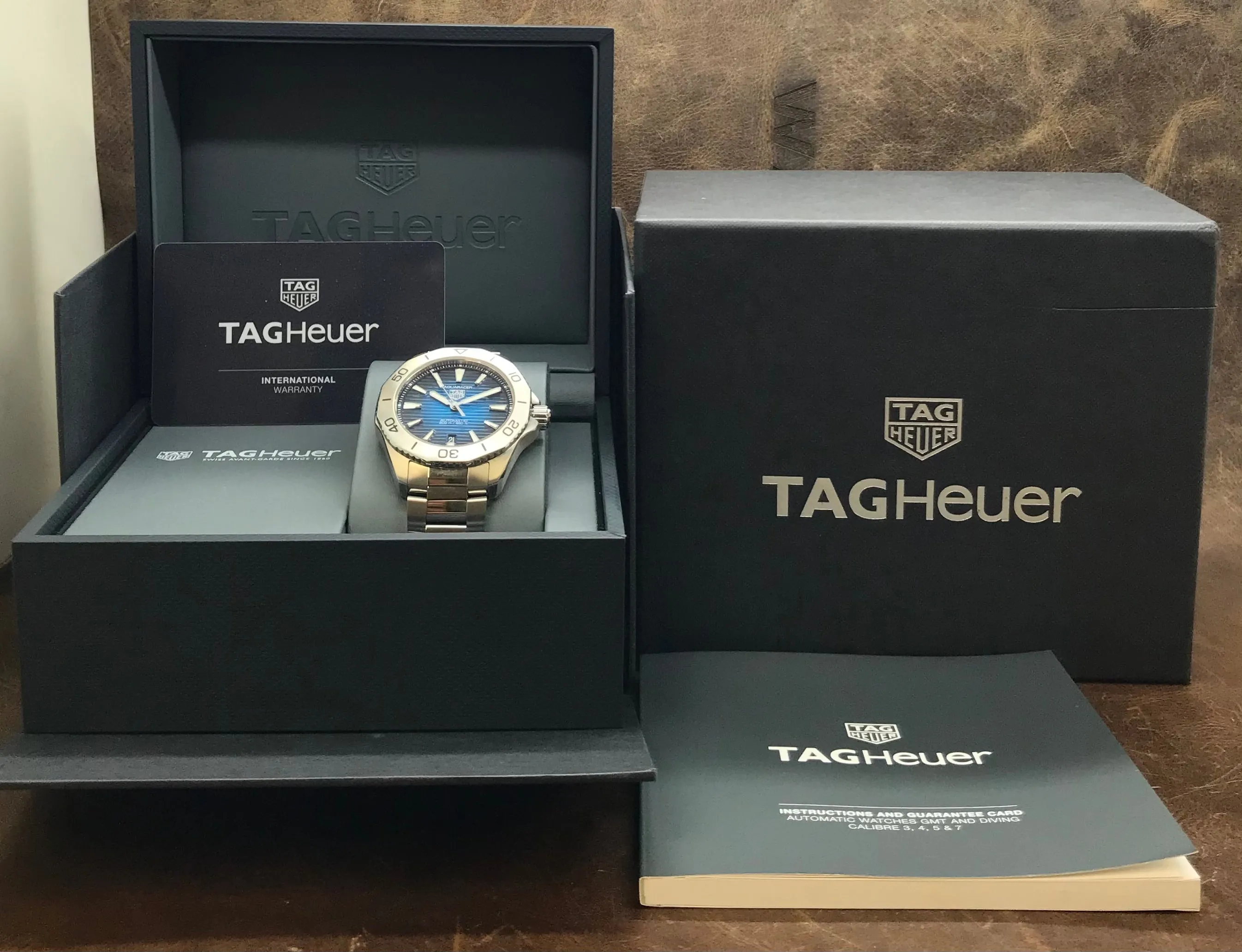 TAG Heuer Aquaracer Professional 200 WBP2111.BA0627 Blue Dial Automatic Men's Watch