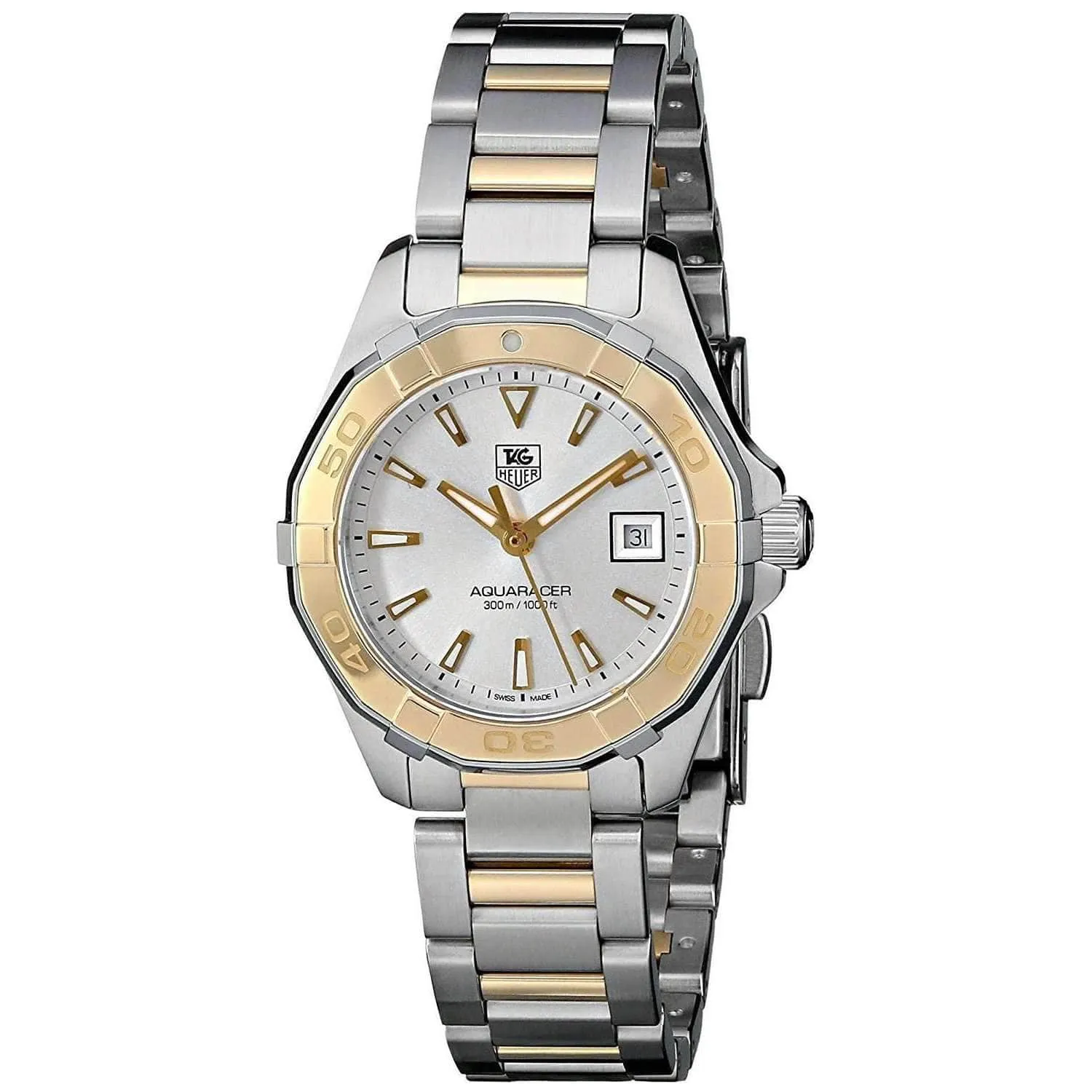 TAG HEUER AQUARACER QUARTZ TWO TONE WOMEN WATCH WAY1455.BD0922