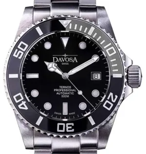 Ternos Professional Automatic 500m Black Gray Diving Watch 16155995