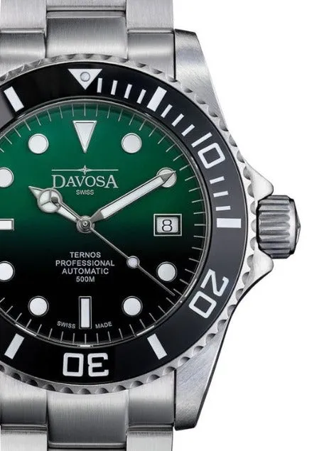 Ternos Professional Automatic 500m Green Black Diving Watch 16155975