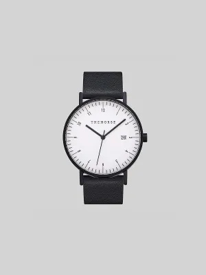 The Horse D-Series Black Black Leather Watch