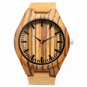 The Thomas Red | Wood Watch