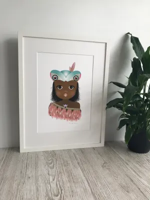 Tikina Girl - Framed