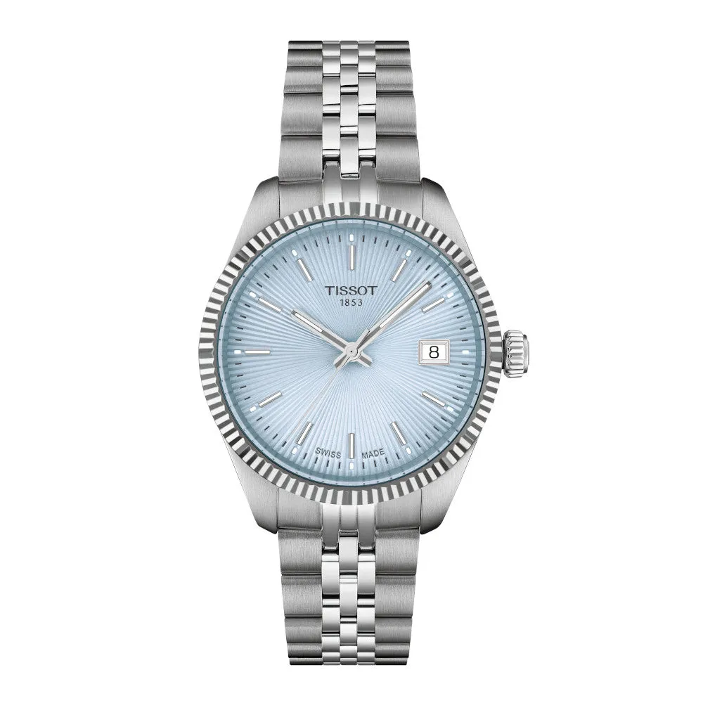 Tissot Ballade Stainless Steel Ice Blue Dial Watch