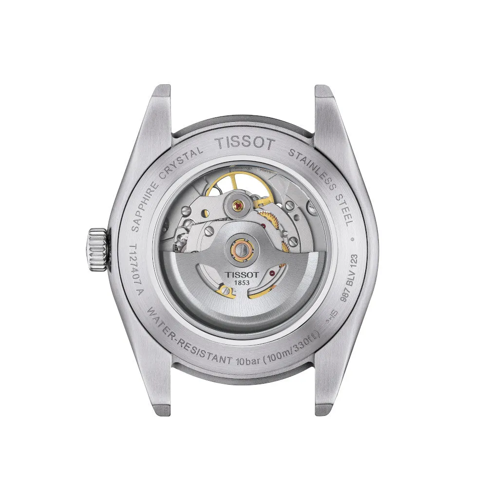 Tissot Gentlemen Powermatic 80 Open Heart Stainless Steel Watch