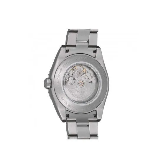 Tissot Powermatic 80 Silicium Mens Stainless Steel Blue Dial Watch