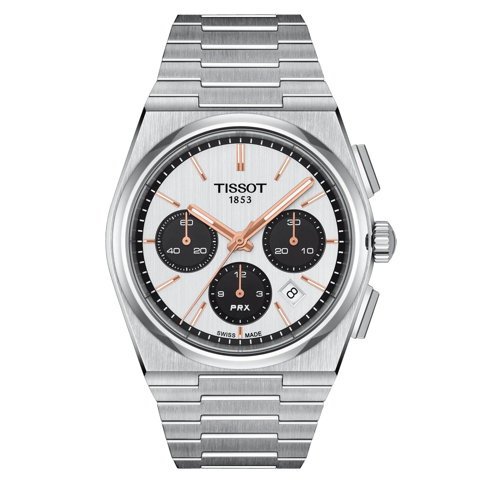Tissot watch prx automatic chronograph 42mm white automatic steel t137.427.11.011.00