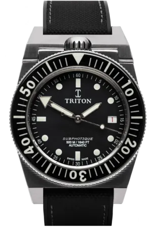 Triton Subphotique Sport Black TR-01 Watch