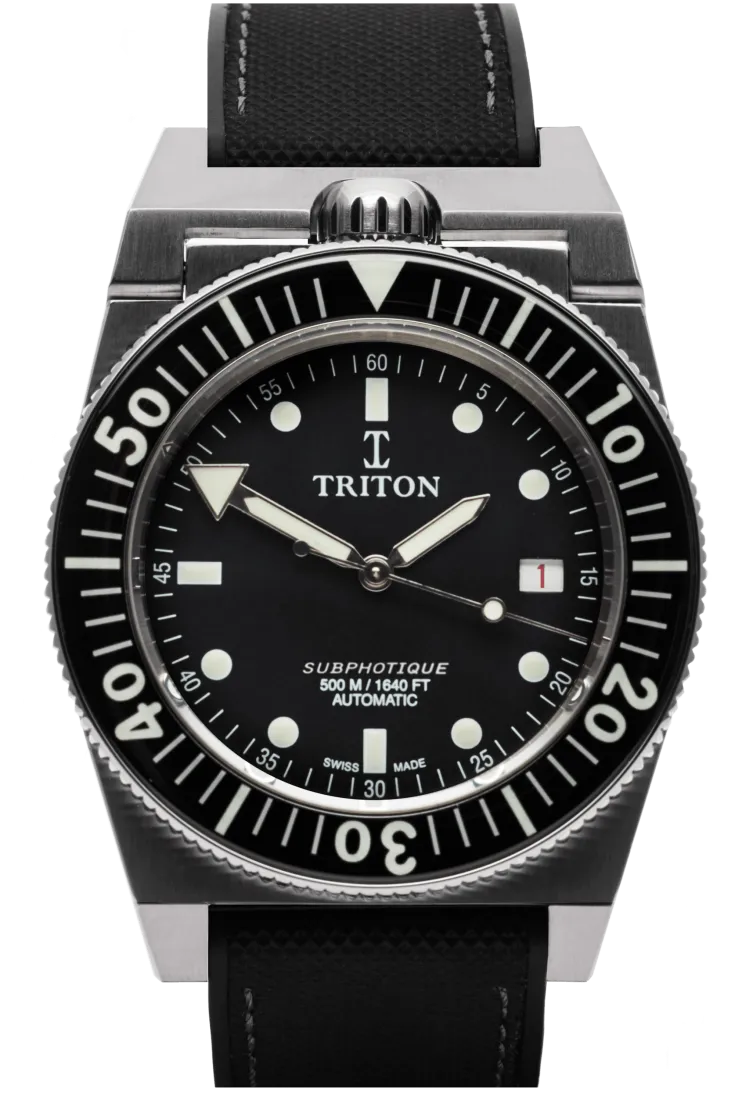 Triton Subphotique Sport Black TR-01 Watch