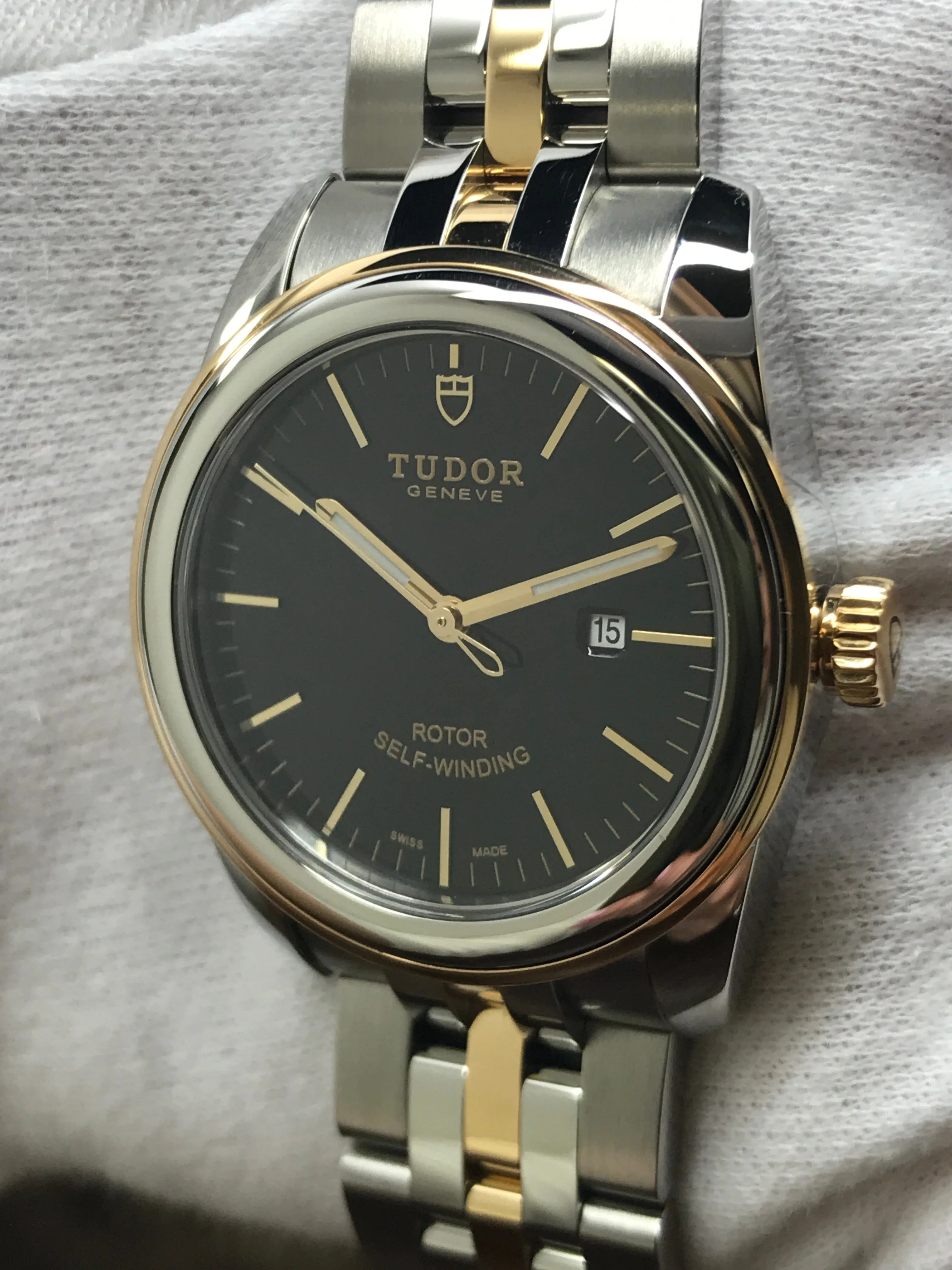 Tudor Glamour Date 31mm 53003 Black Dial Automatic Women's Watch