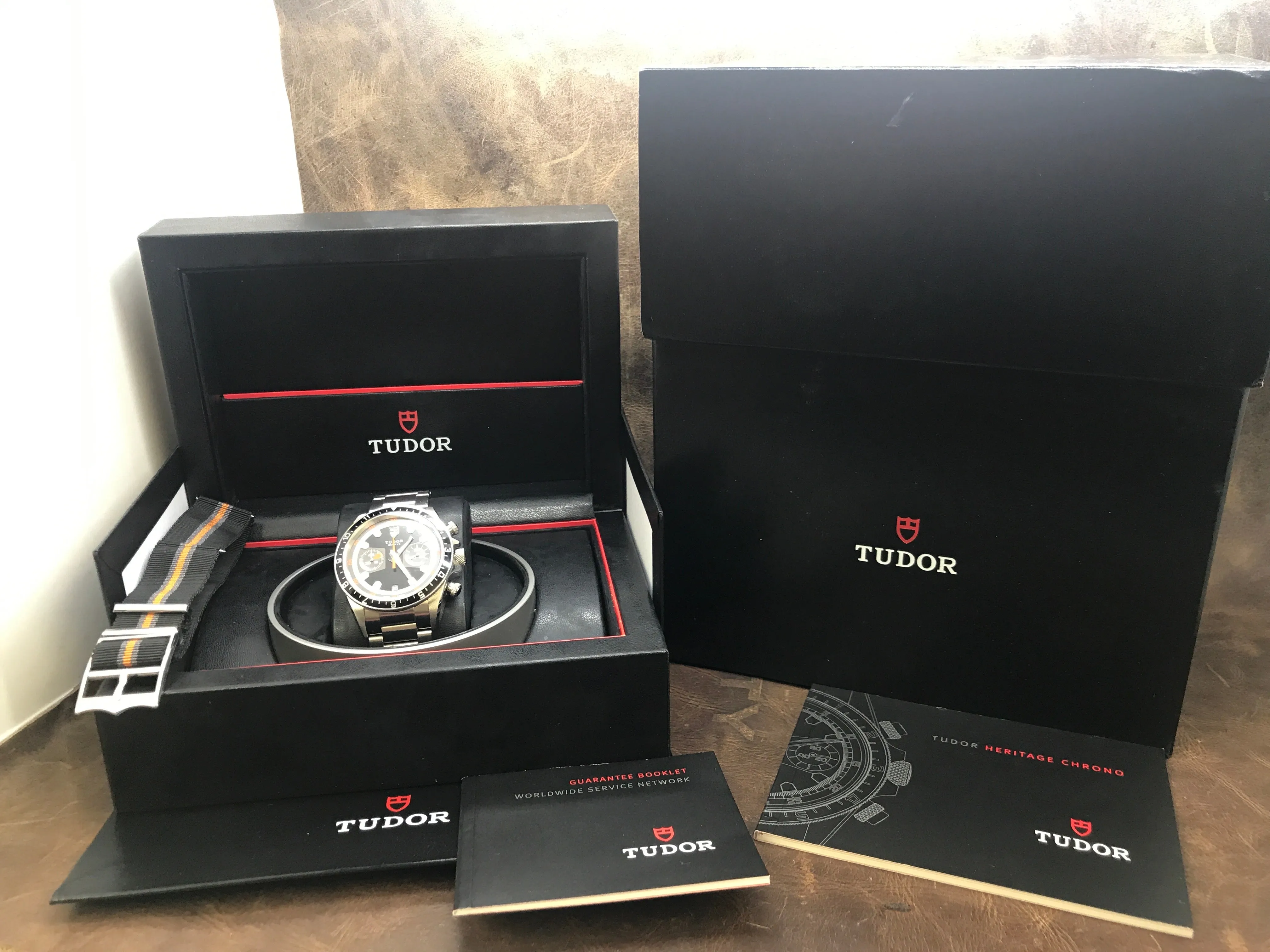 Tudor Heritage Chrono 70330N Black Dial Automatic Men's Watch