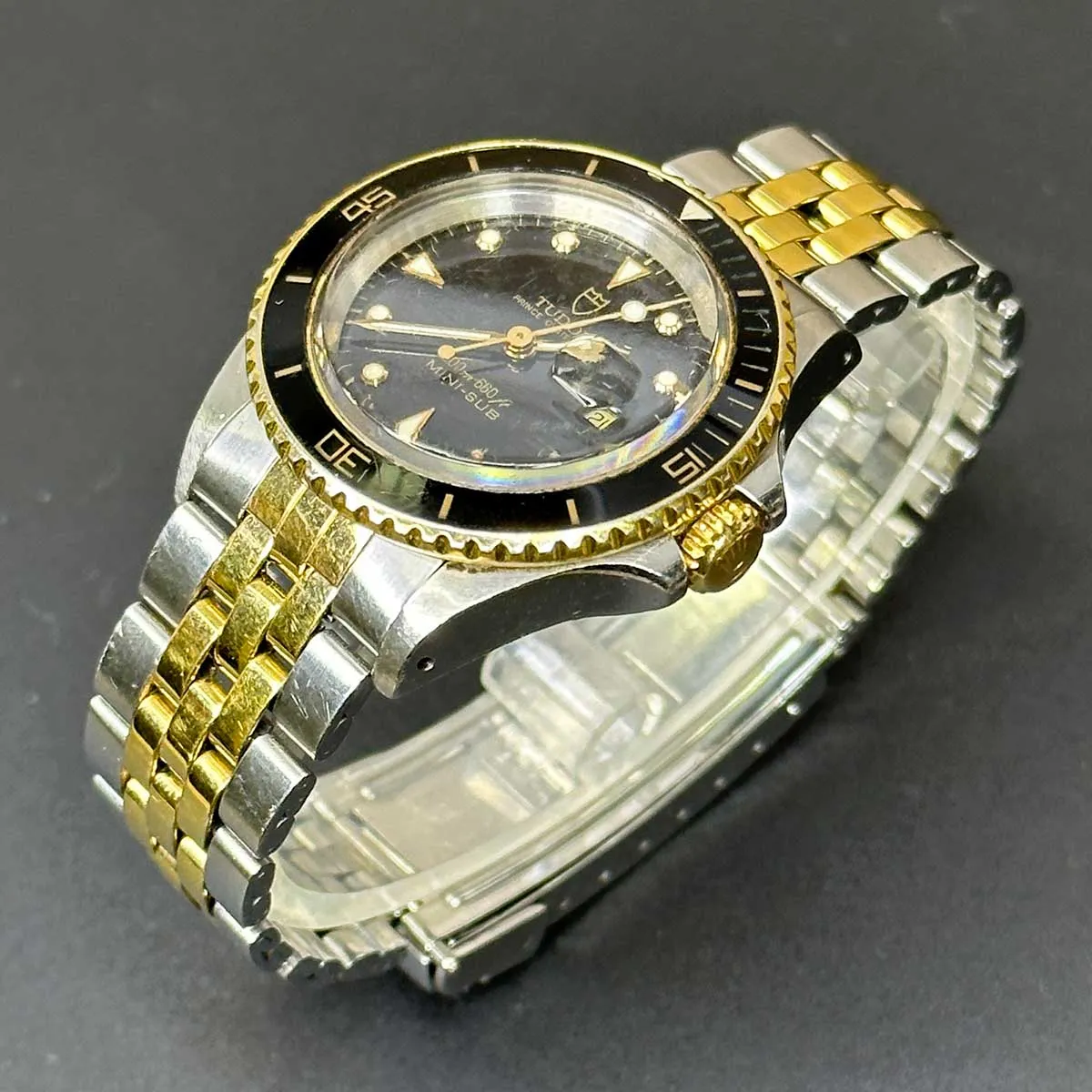 Tudor Mini-Sub SS/18K - Black Dial