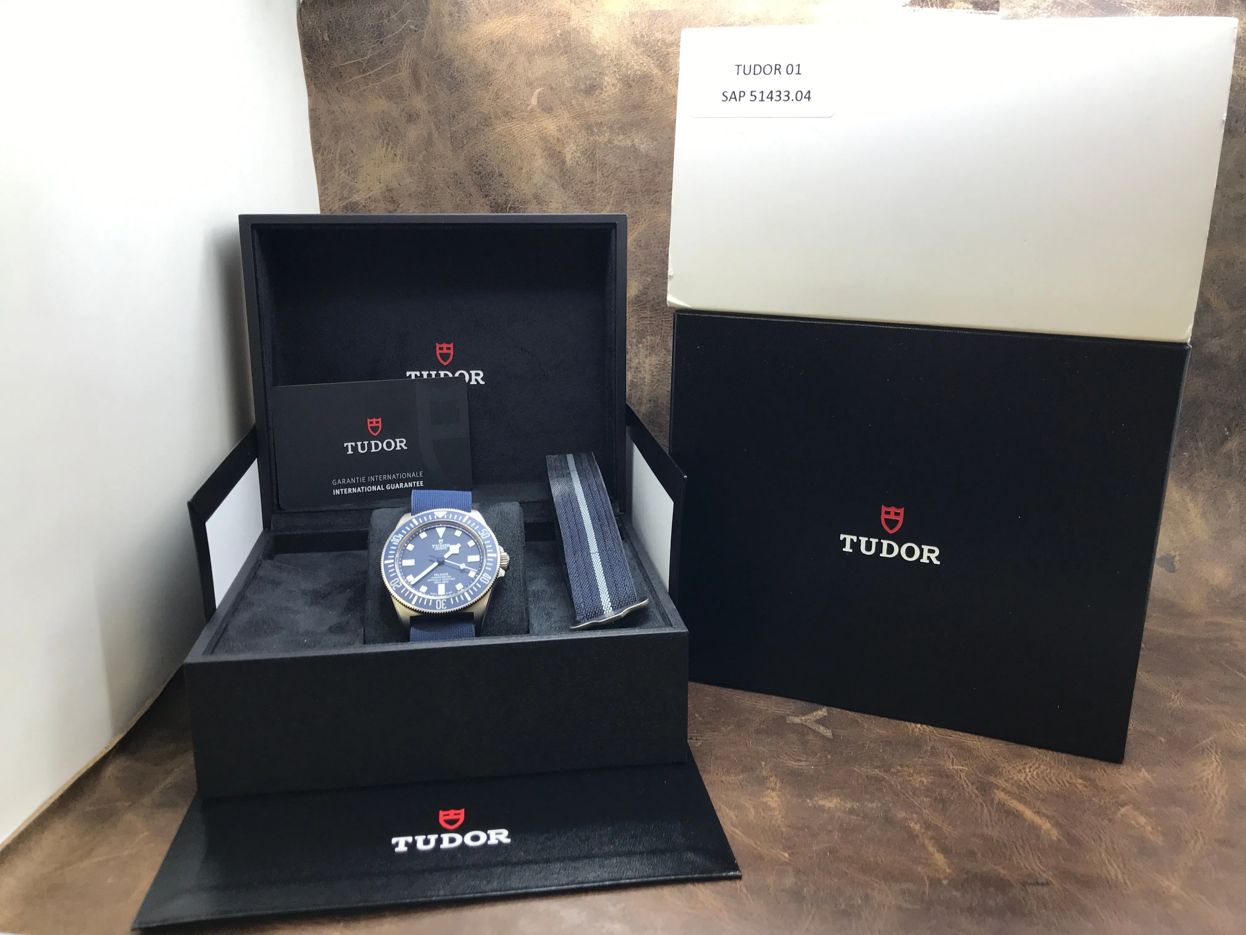 Tudor Pelagos FDX Marine National 25707 Blue Dial Automatic Men's Watch