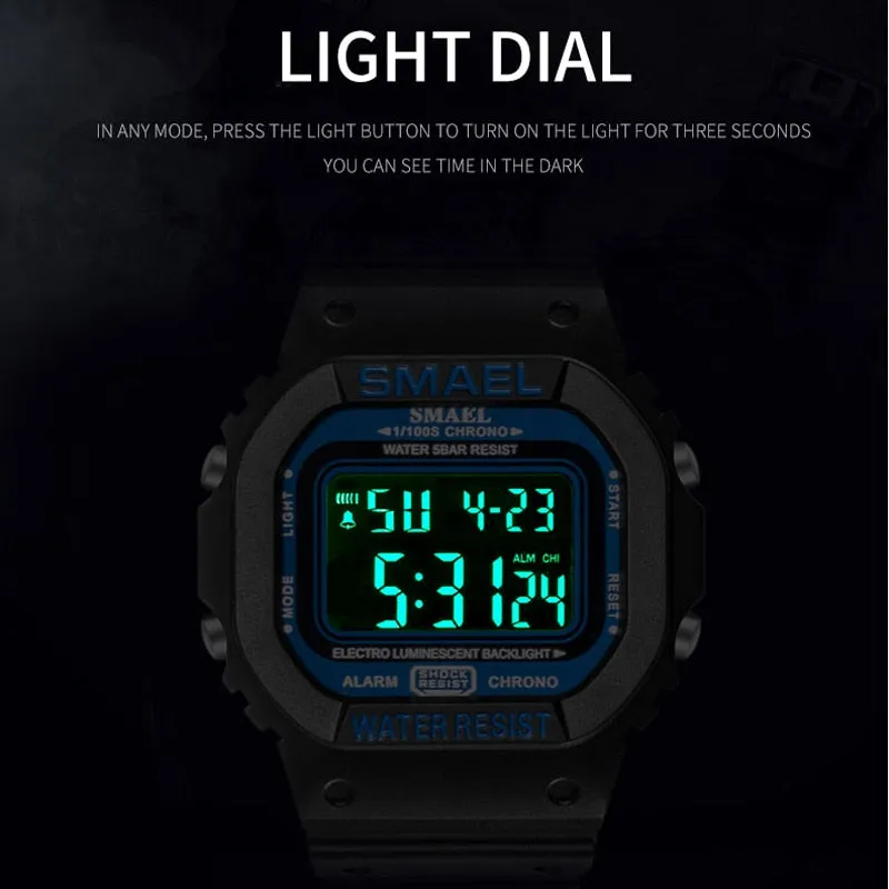 UNISEX LED Military Army Camouflage Wrist Watch For Every Day Wear