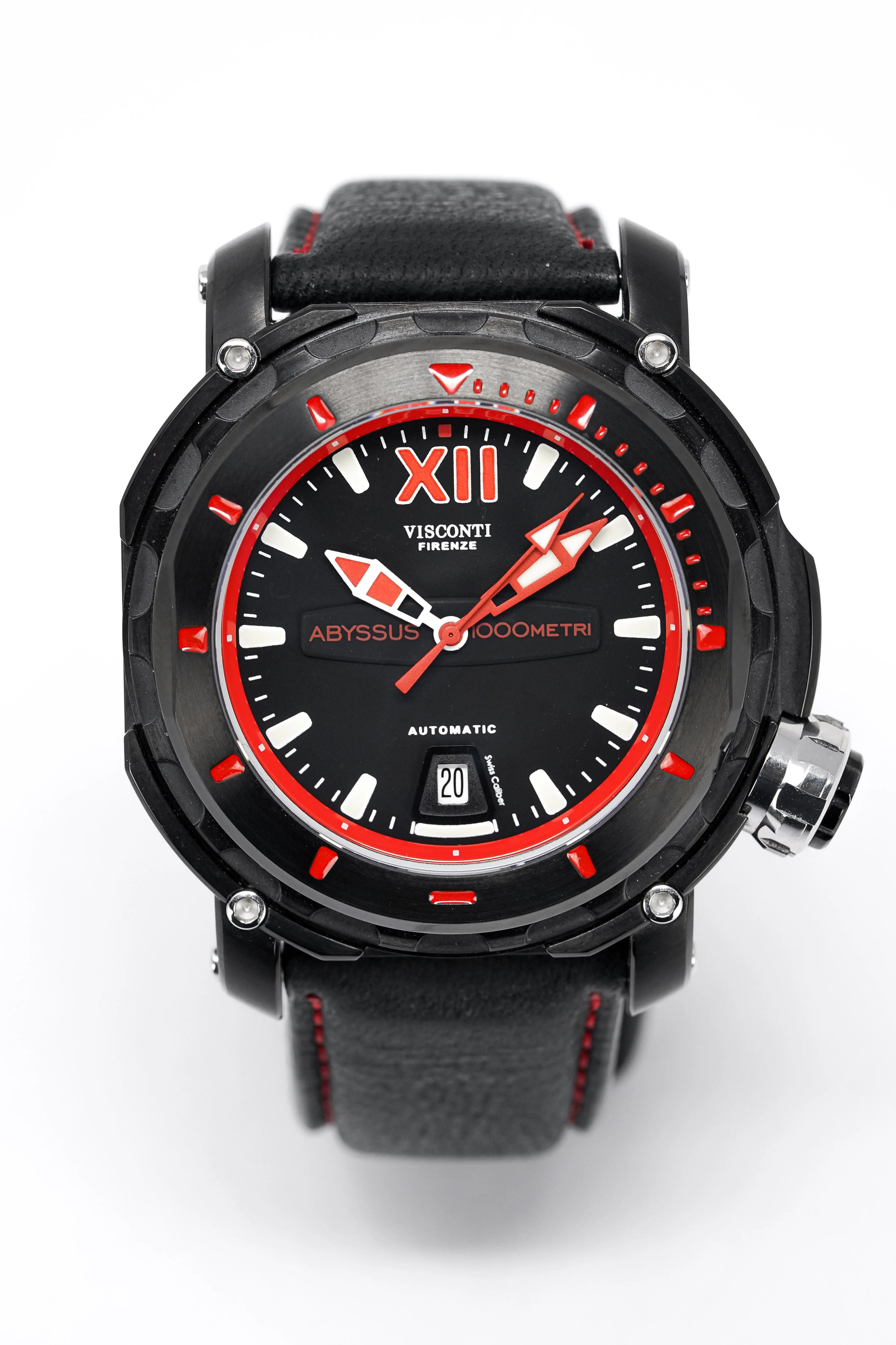 Visconti Automatic Watch Full Dive 1000M Black KW51-03