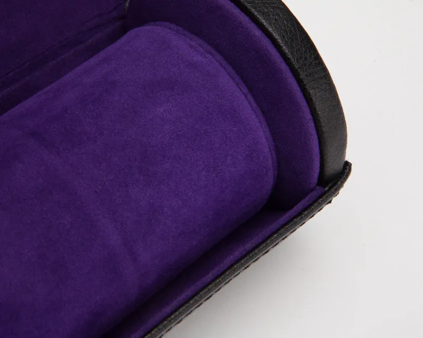 WOLF Blake Watch Roll - Black/Purple
