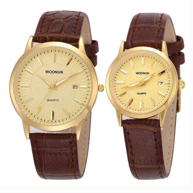 WOONUN Matching Couples Watch