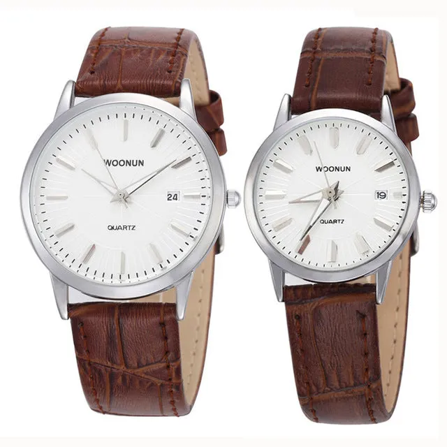 WOONUN Matching Couples Watch