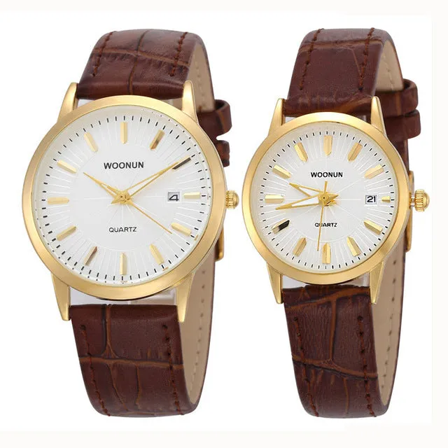 WOONUN Matching Couples Watch