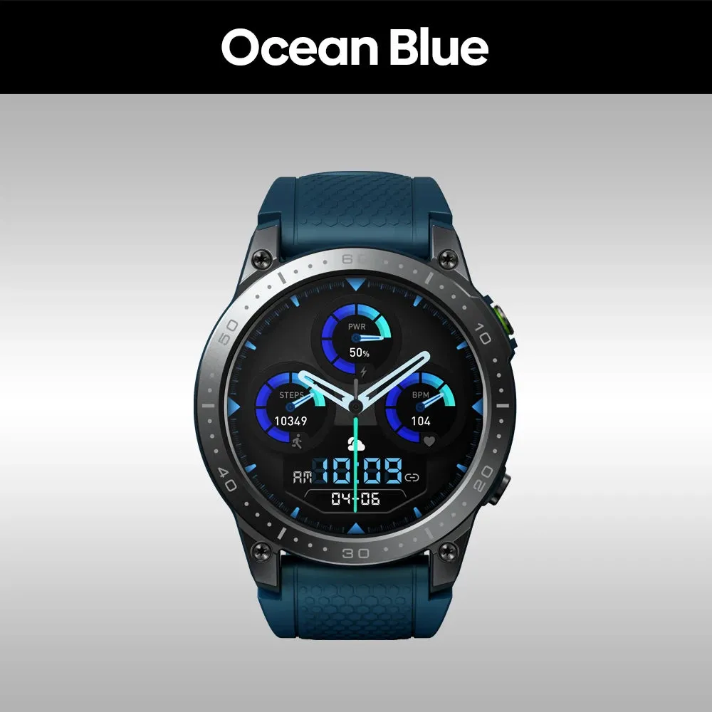 Zeblaze Ares 3 Pro Smart Watch Ultra HD AMOLED Display Voice Calling Function 100  Sports Modes 24H Health Monitor Smartwatch