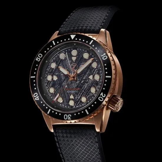 Zelos Great White 1000M Bronze Meteorite (1km,&nbsp;Swiss&nbsp;Mvmt)