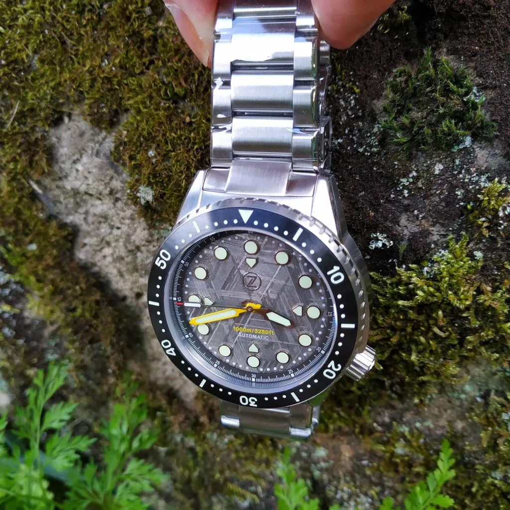 Zelos Great White 1000M Steel Meteorite (1km,&nbsp;Swiss&nbsp;Mvmt)
