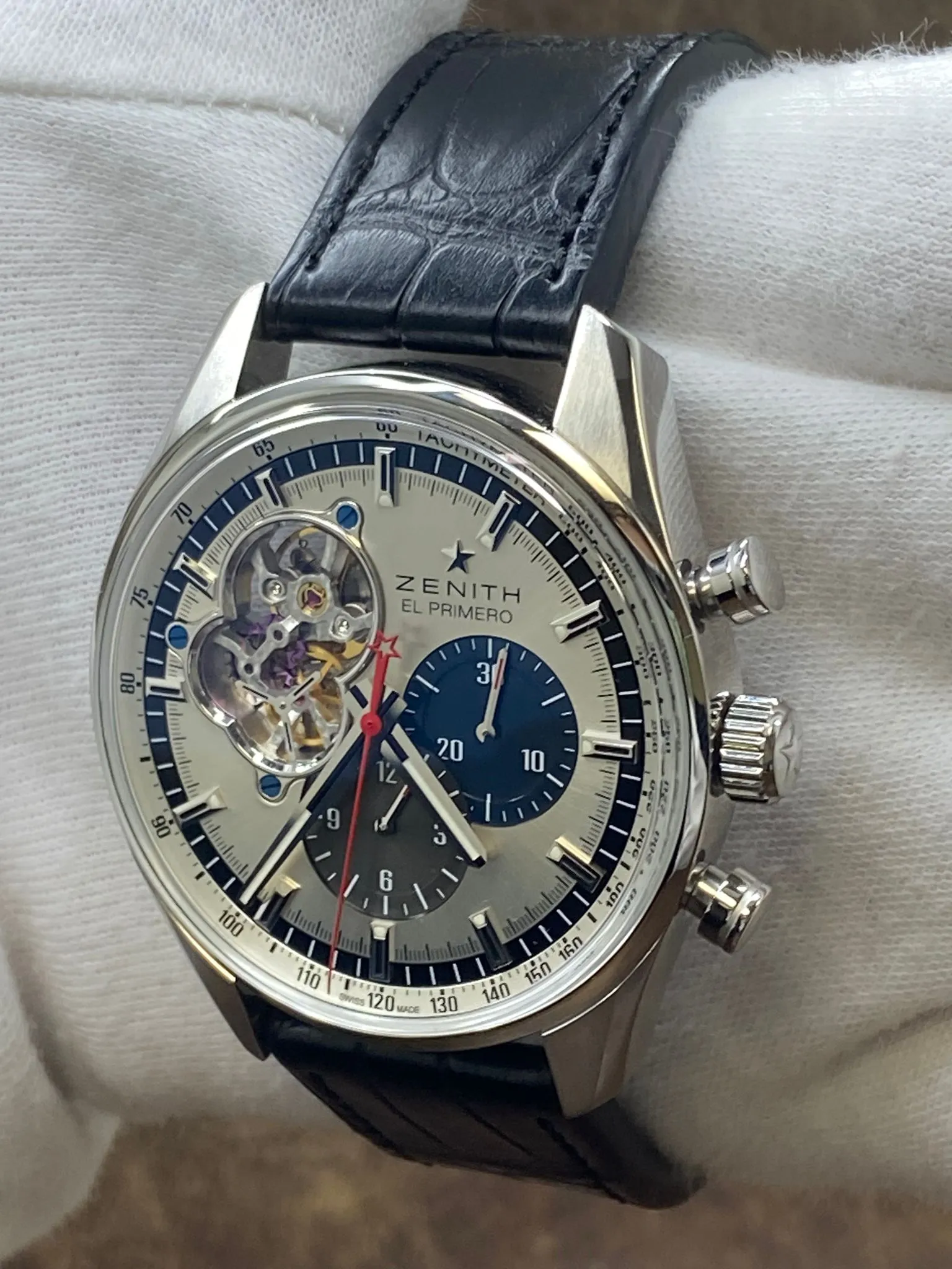 Zenith El Primero Chronomaster 03.2040.4061 Silver Tri-Color Dial Automatic Men's Watch