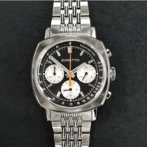 Zoretto Jarama Chronograph Watch Black No Date